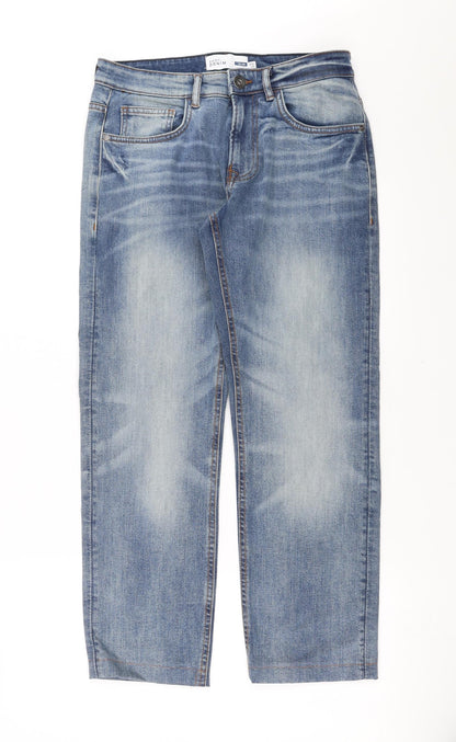 Easy Mens Blue  Denim Straight Jeans Size 30 in L27 in