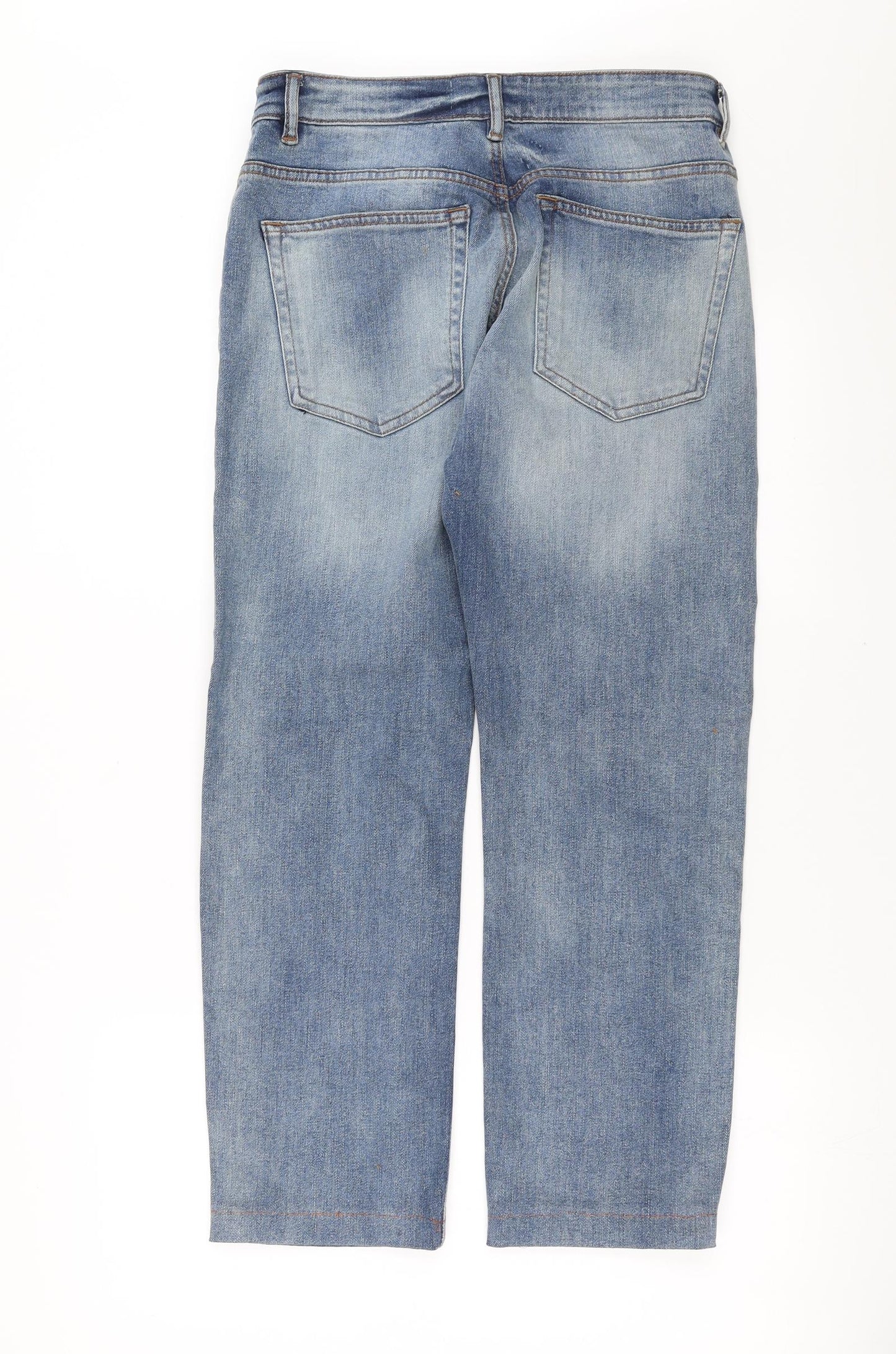 Easy Mens Blue  Denim Straight Jeans Size 30 in L27 in