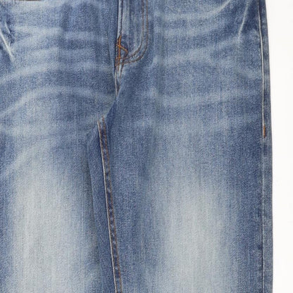 Easy Mens Blue  Denim Straight Jeans Size 30 in L27 in