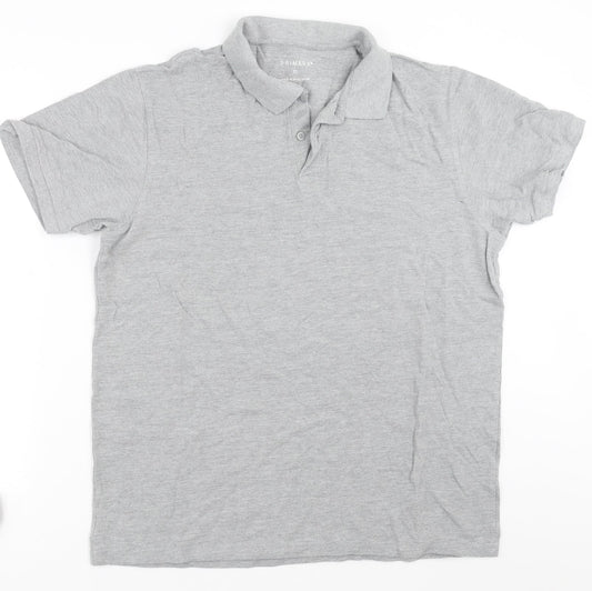 Primark Mens Grey    Polo Size XL