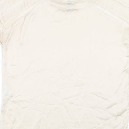 Womens UK Size 10 Divided by H&M Beige Basic Blouse