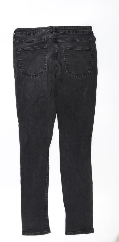 Womens UK Size 32 in Topman Extra-Slim Fit Skinny Grey Jeans