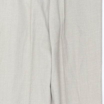 Womens UK Size 18 Preworn Regular Fit  Beige Trousers