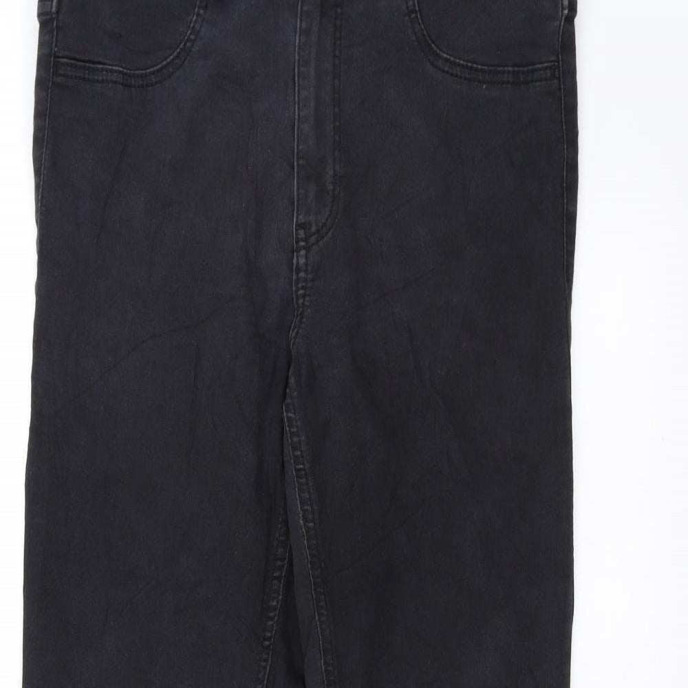 Womens UK Size 12 sinsay Extra-Slim Fit Skinny Black Jeans