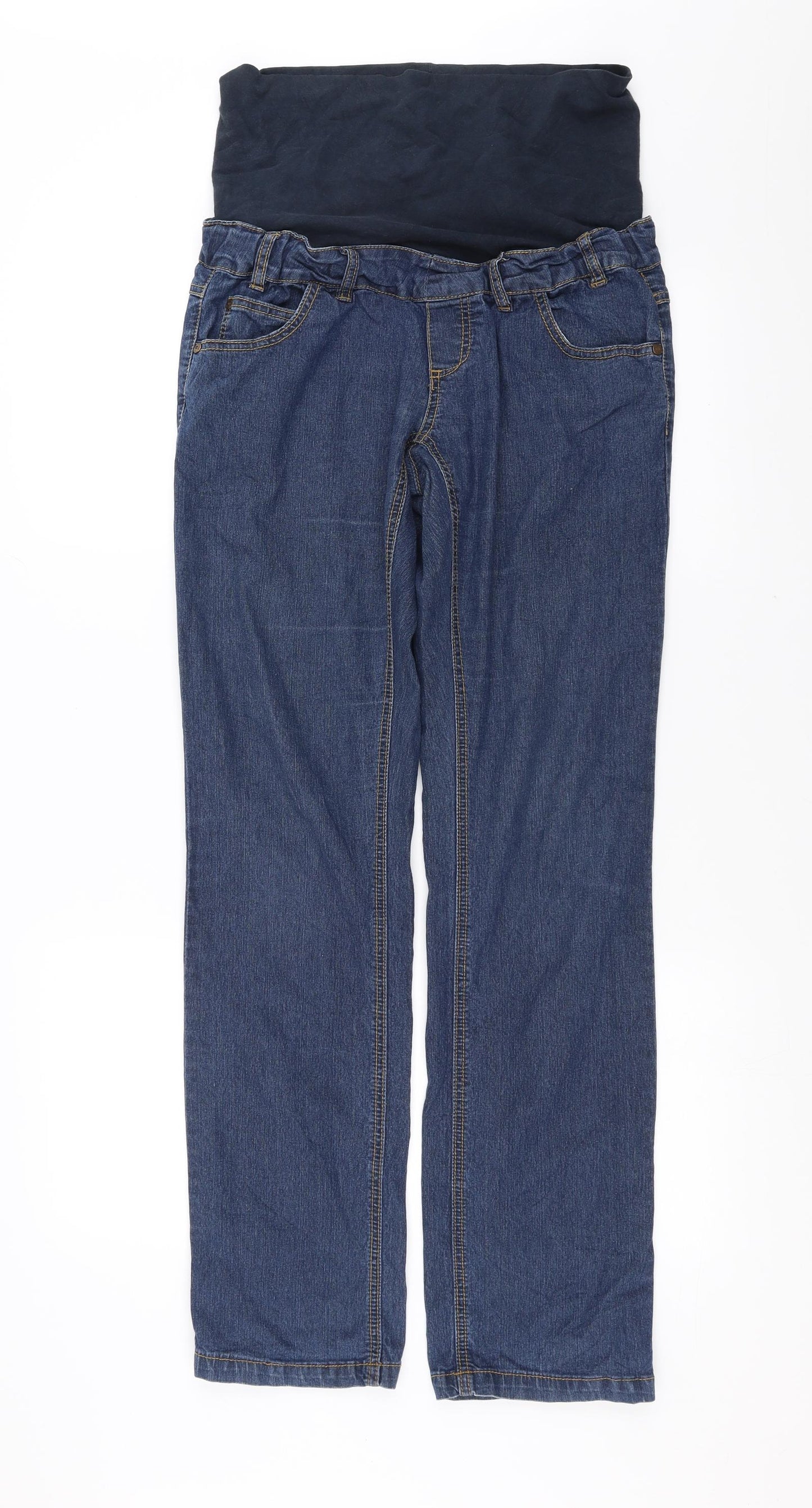 Mamalicious Womens Blue  Denim Jegging Jeans Size 32 in L31 in