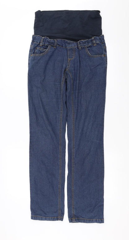 Mamalicious Womens Blue  Denim Jegging Jeans Size 32 in L31 in