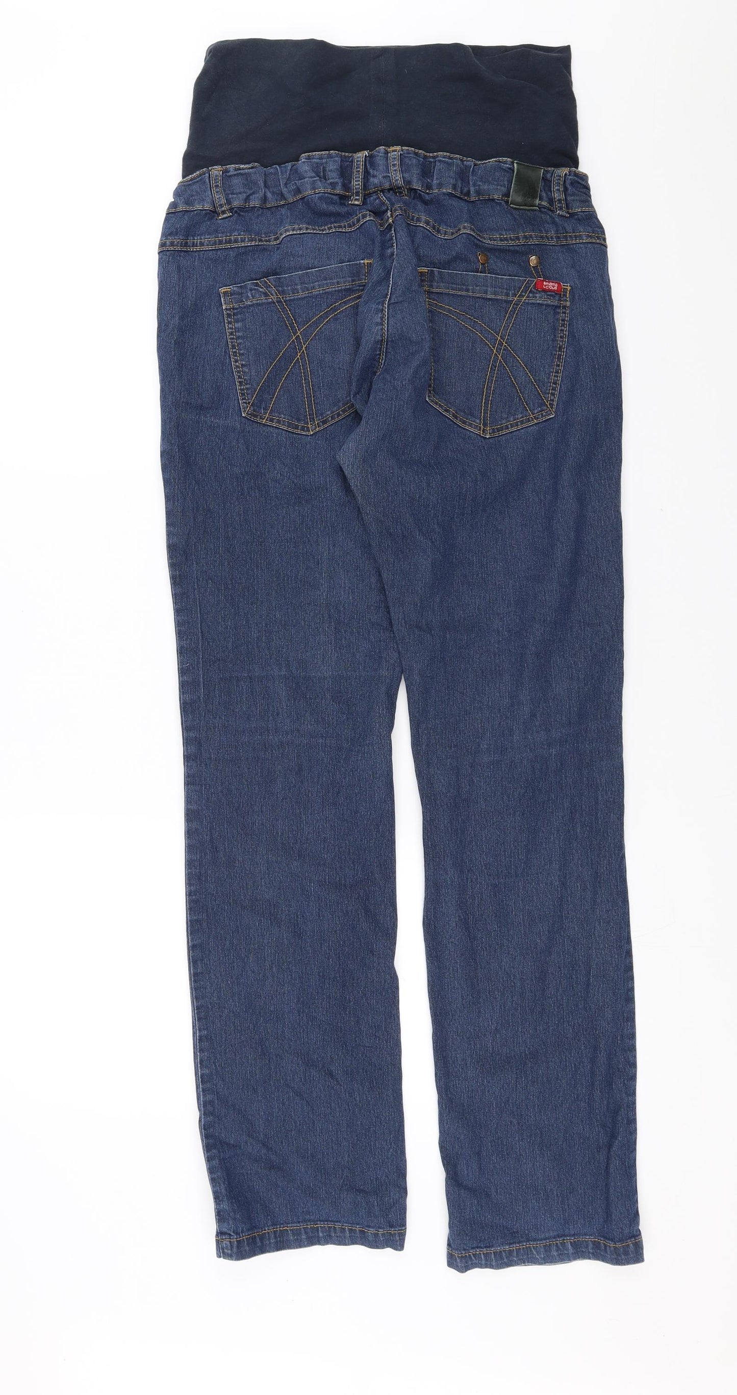 Mamalicious Womens Blue  Denim Jegging Jeans Size 32 in L31 in