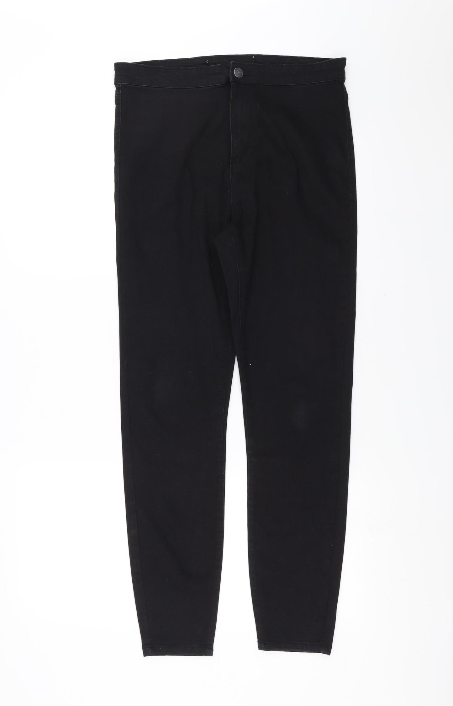 Womens UK Size 30 in Preworn Extra-Slim Fit Skinny Black Jeans