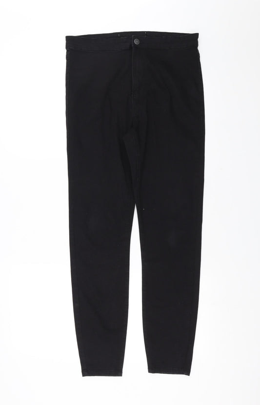 Womens UK Size 30 in Preworn Extra-Slim Fit Skinny Black Jeans