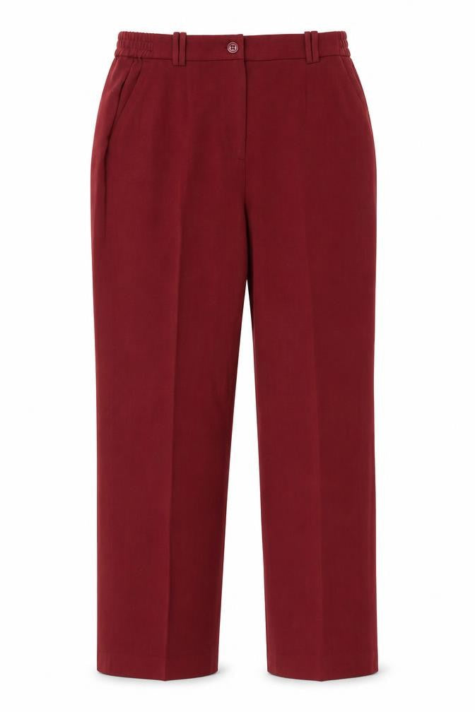 Womens UK Size 10 Oscar B Regular Fit  Red Trousers