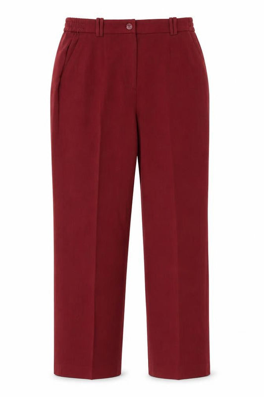 Womens UK Size 10 Oscar B Regular Fit  Red Trousers