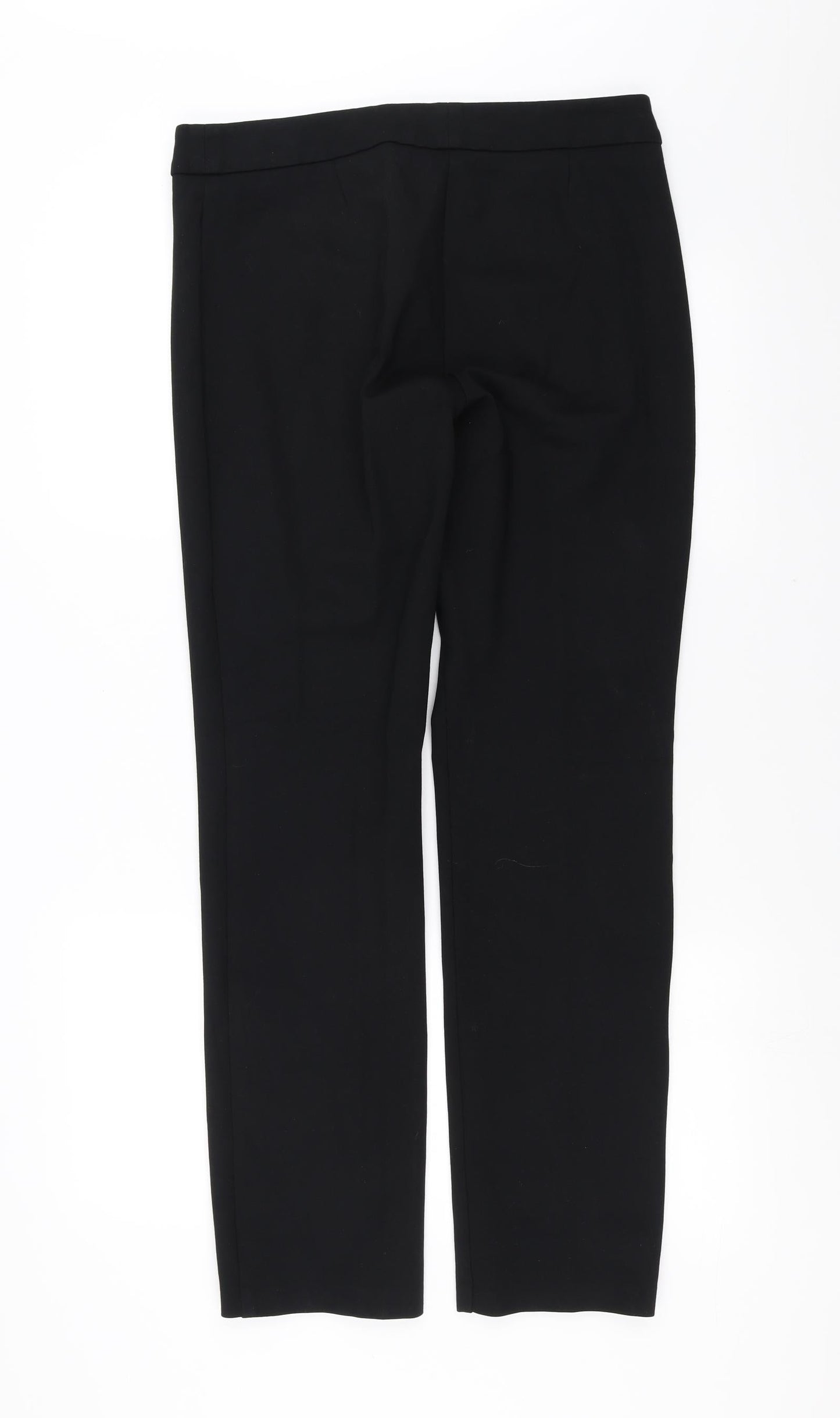 Womens UK Size 12 Marks and Spencer Slim Fit  Black Trousers