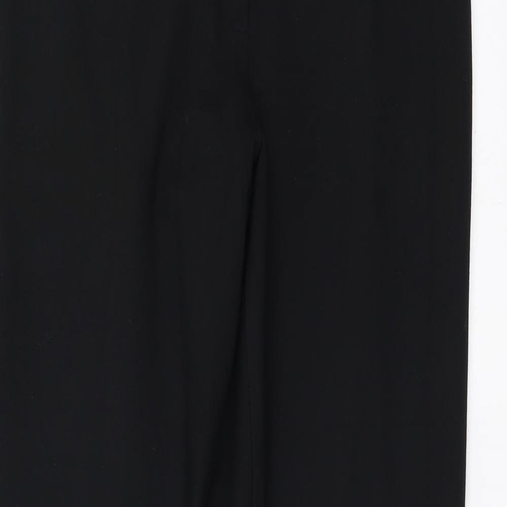 Womens UK Size 12 Marks and Spencer Slim Fit  Black Trousers