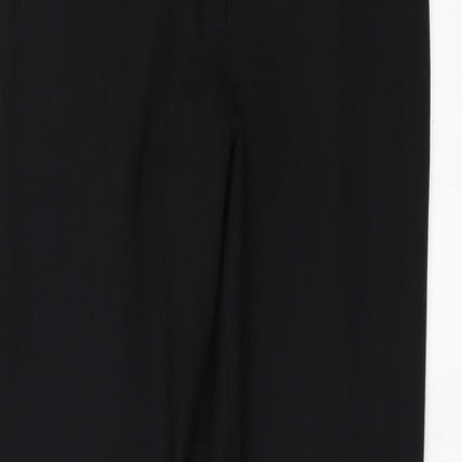 Womens UK Size 12 Marks and Spencer Slim Fit  Black Trousers