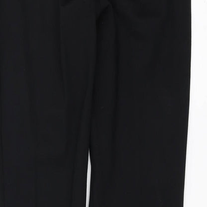 Womens UK Size 12 Marks and Spencer Slim Fit  Black Trousers
