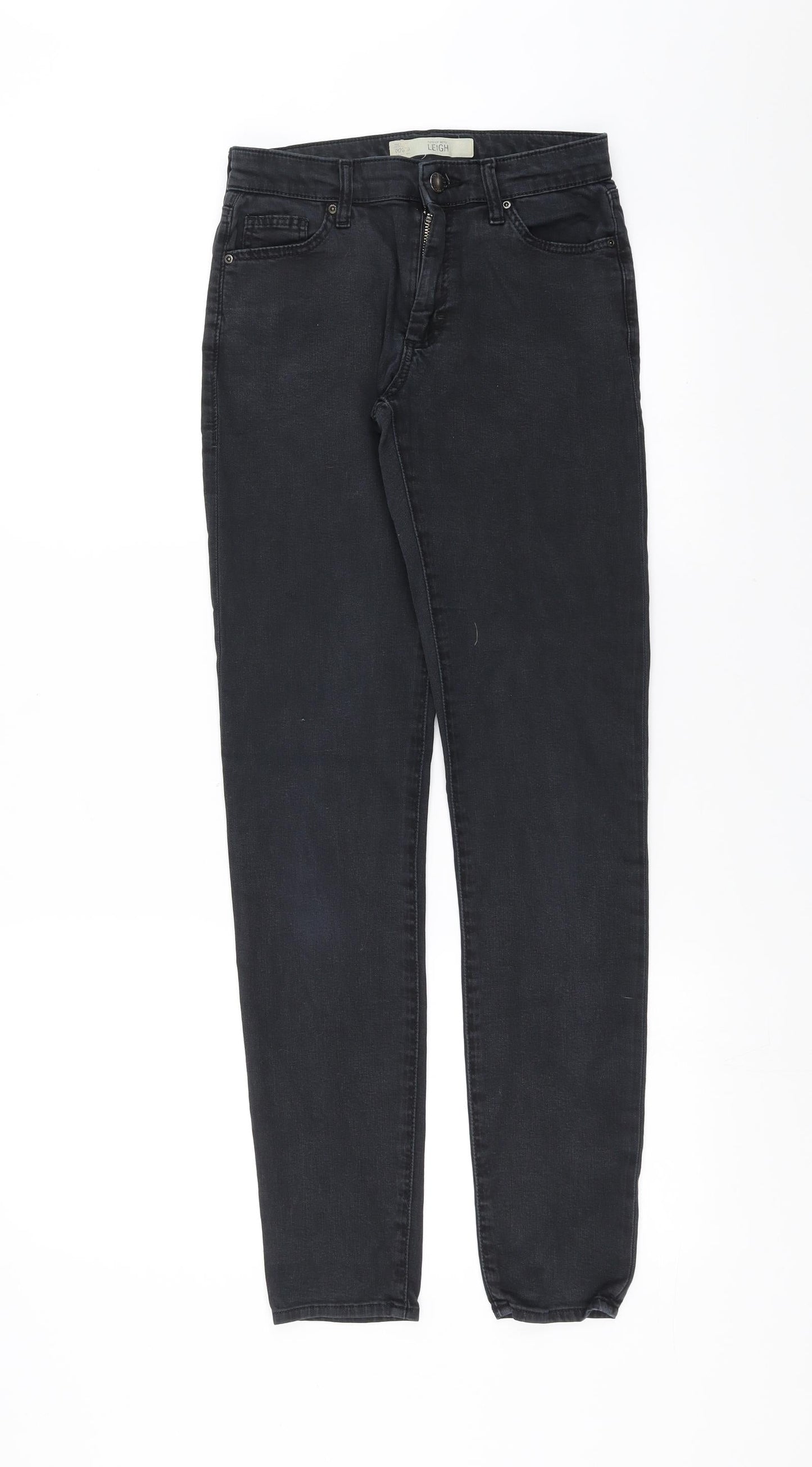 Topshop Womens Black  Denim Skinny Jeans Size 26 in L30 in