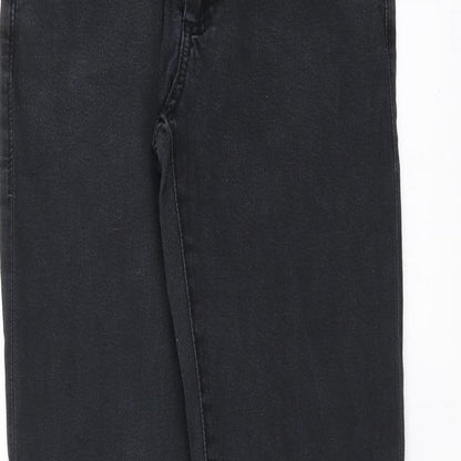 Topshop Womens Black  Denim Skinny Jeans Size 26 in L30 in