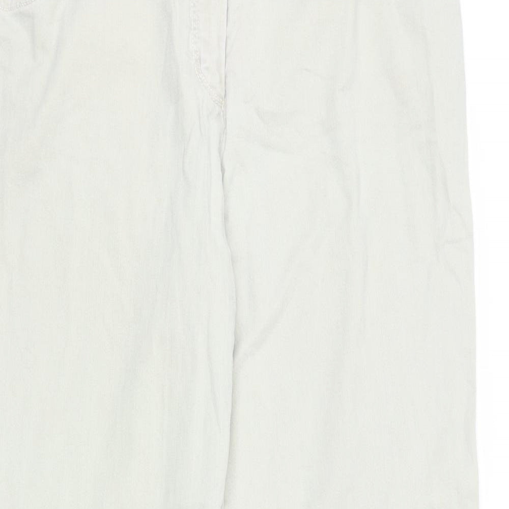 Basler Womens Beige  Denim Straight Jeans Size M L30 in