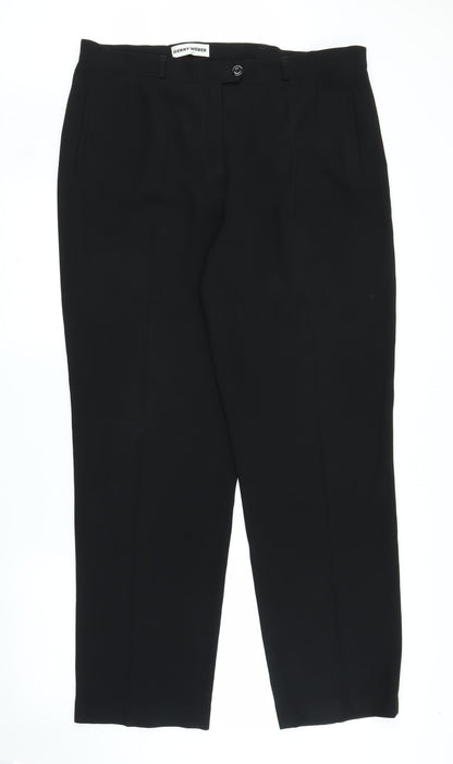 Womens UK Size 20 Gerry Weber Regular Fit  Black Trousers