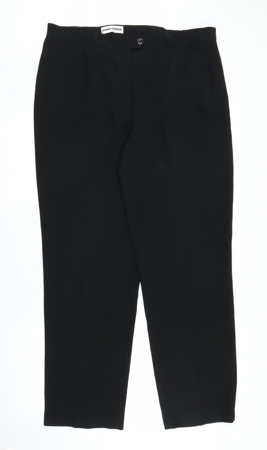 Gerry Weber Womens Black   Trousers  Size 20 L29 in