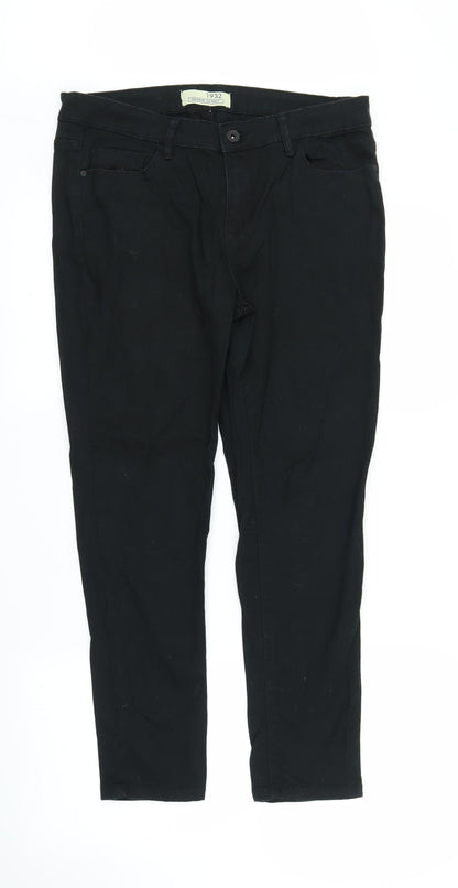 South Womens Black  Denim Skinny Jeans Size 14 L27 in