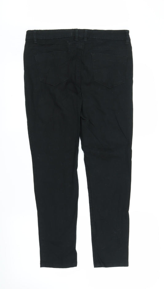 South Womens Black  Denim Skinny Jeans Size 14 L27 in