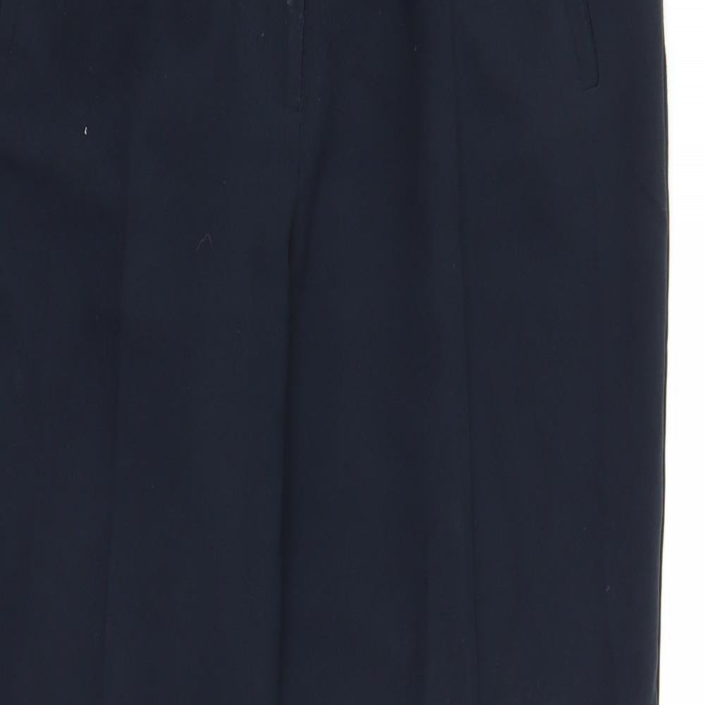 Womens UK Size 14 BHS Regular Fit  Black Trousers