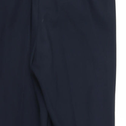 Womens UK Size 14 BHS Regular Fit  Black Trousers