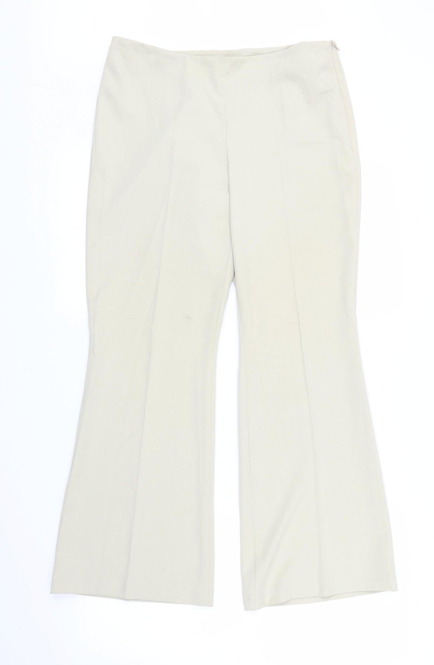 M&S Womens Beige   Trousers  Size 10 L26 in