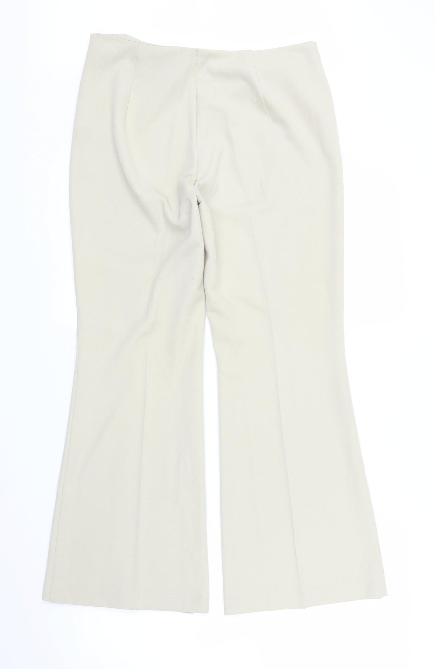 M&S Womens Beige   Trousers  Size 10 L26 in