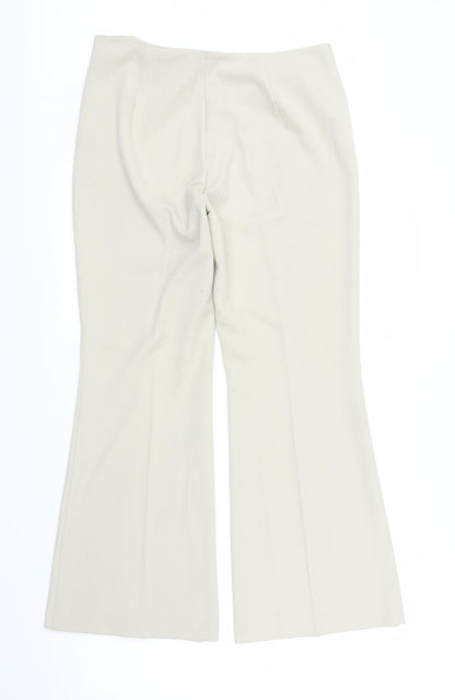 M&S Womens Beige   Trousers  Size 10 L26 in