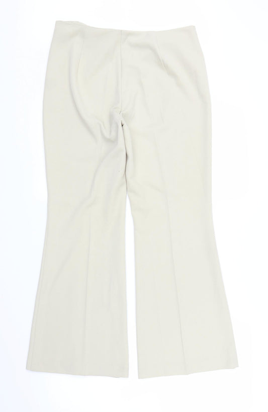 M&S Womens Beige   Trousers  Size 10 L26 in
