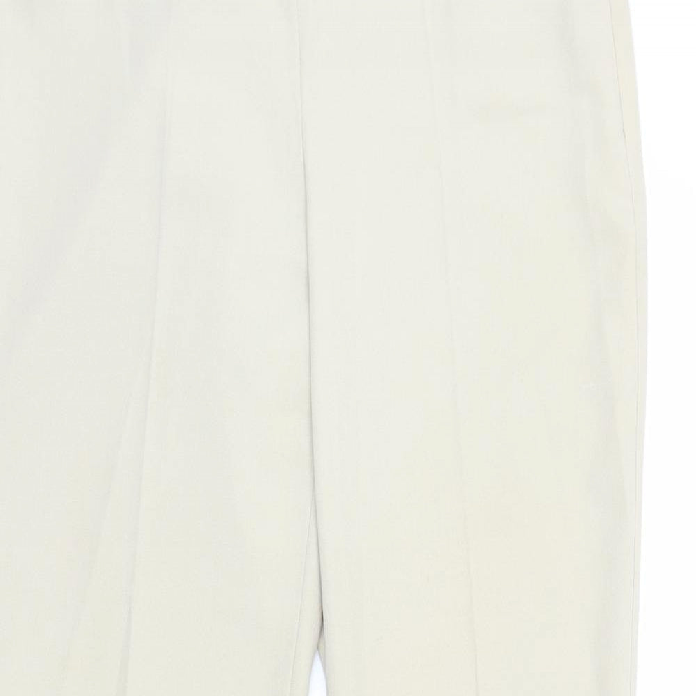 M&S Womens Beige   Trousers  Size 10 L26 in