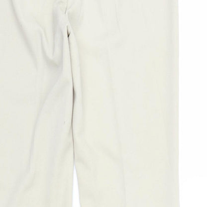 M&S Womens Beige   Trousers  Size 10 L26 in