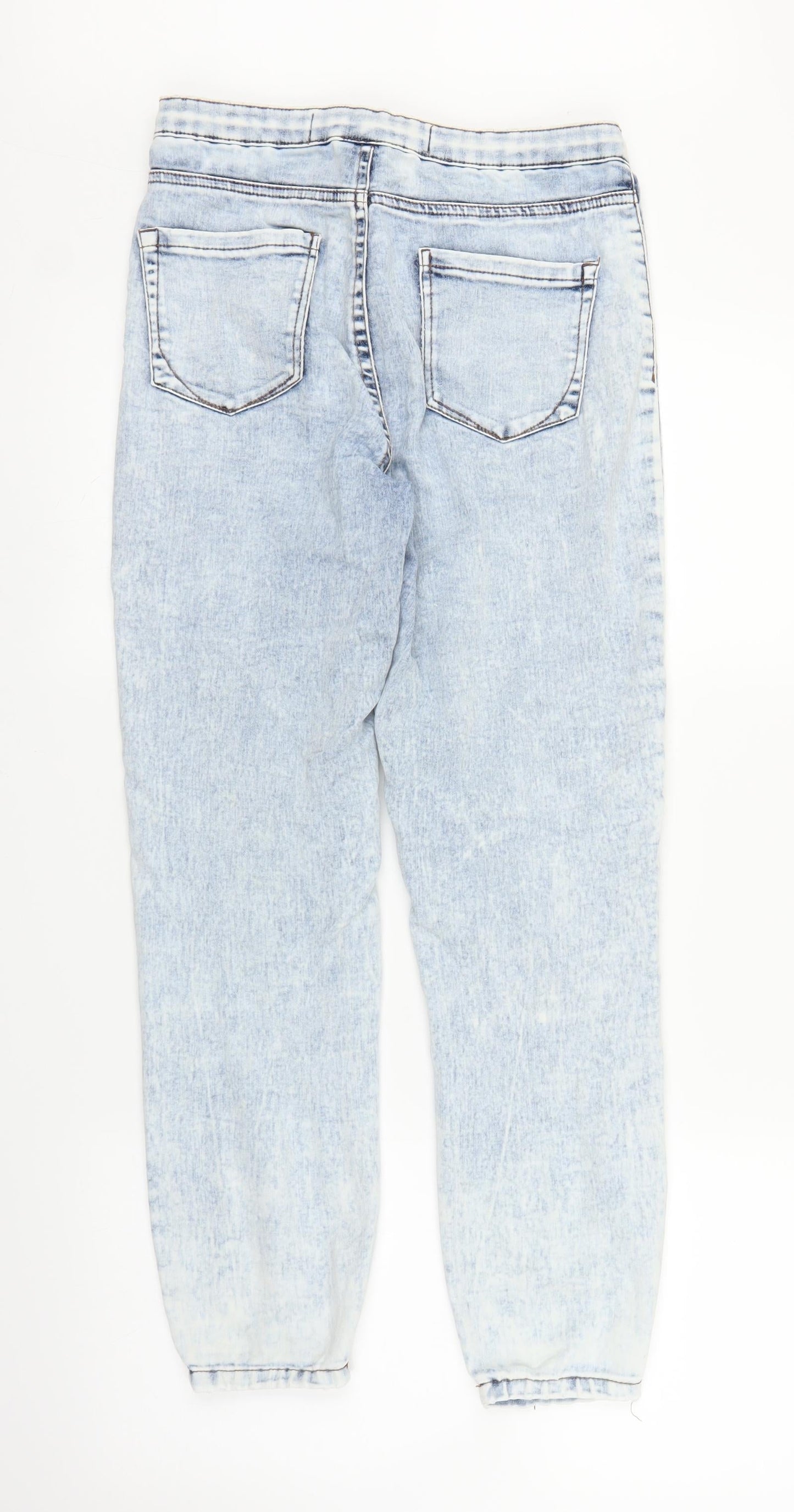 Primark Womens Blue  Denim Mom Jeans Size 10 L25 in