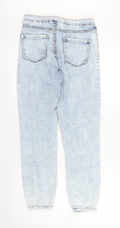 Primark Womens Blue  Denim Mom Jeans Size 10 L25 in