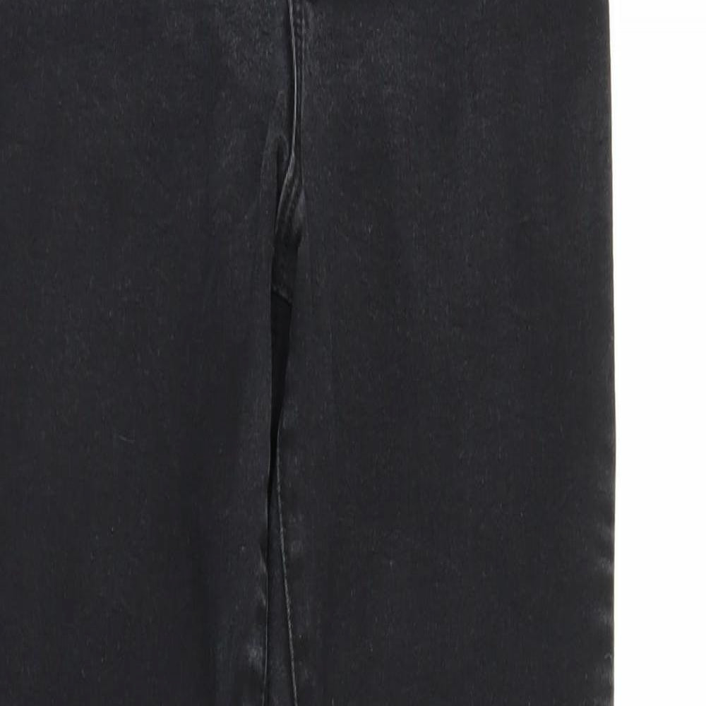 Primark Womens Black  Denim Skinny Jeans Size 10 L31 in