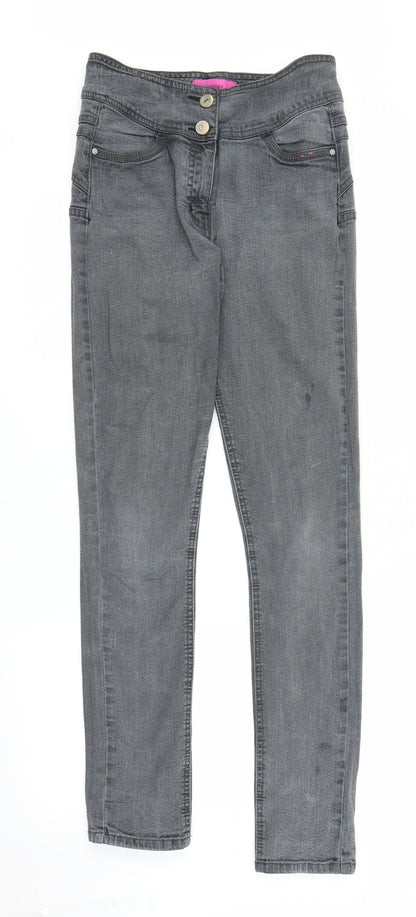 George Womens Grey  Denim Skinny Jeans Size 10 L31 in