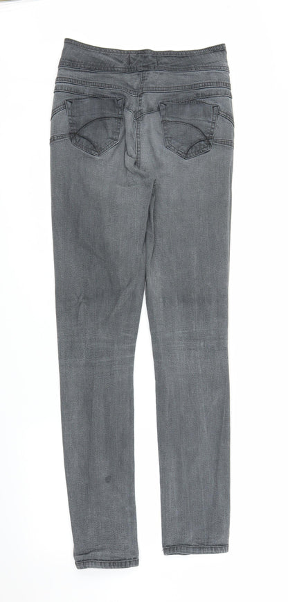 George Womens Grey  Denim Skinny Jeans Size 10 L31 in