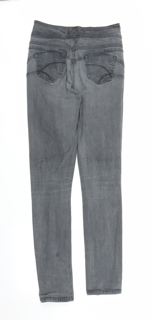 George Womens Grey  Denim Skinny Jeans Size 10 L31 in