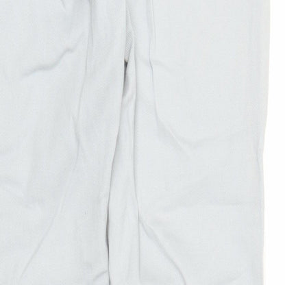 M&S Womens Grey  Denim Carpenter Trousers Size 12 L29 in