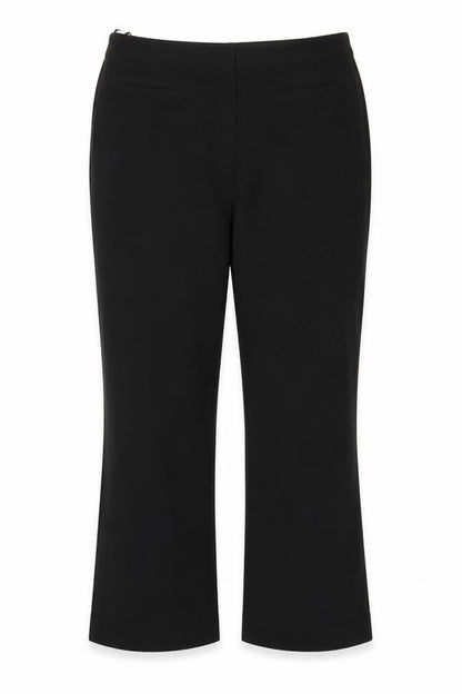 Womens UK Size 12 Mia Moda Regular Fit  Black Trousers