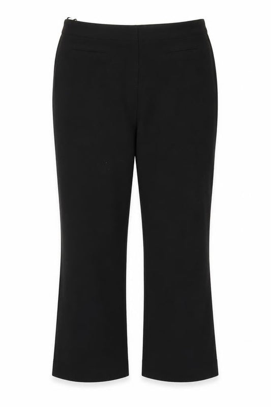Womens UK Size 12 Mia Moda Regular Fit  Black Trousers