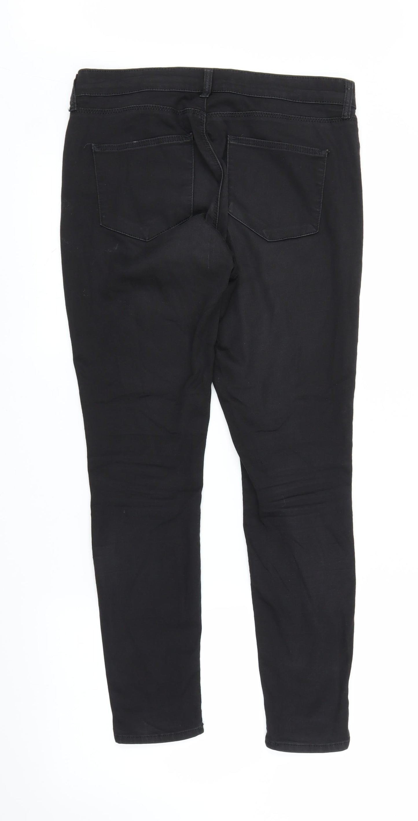 Topshop Womens Black  Denim Jegging Jeans Size 30 in L25 in