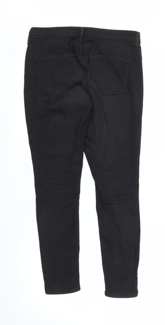 Topshop Womens Black  Denim Jegging Jeans Size 30 in L25 in