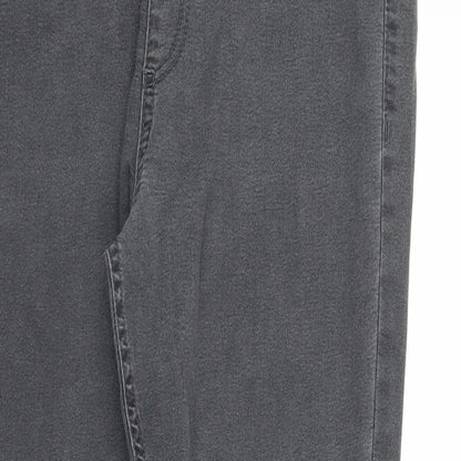 M&S Womens Grey   Skinny Jeans Size 12 L25 in