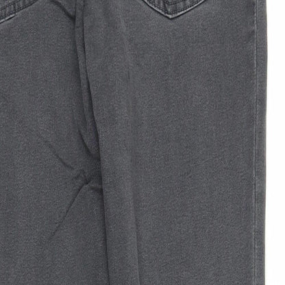 M&S Womens Grey   Skinny Jeans Size 12 L25 in