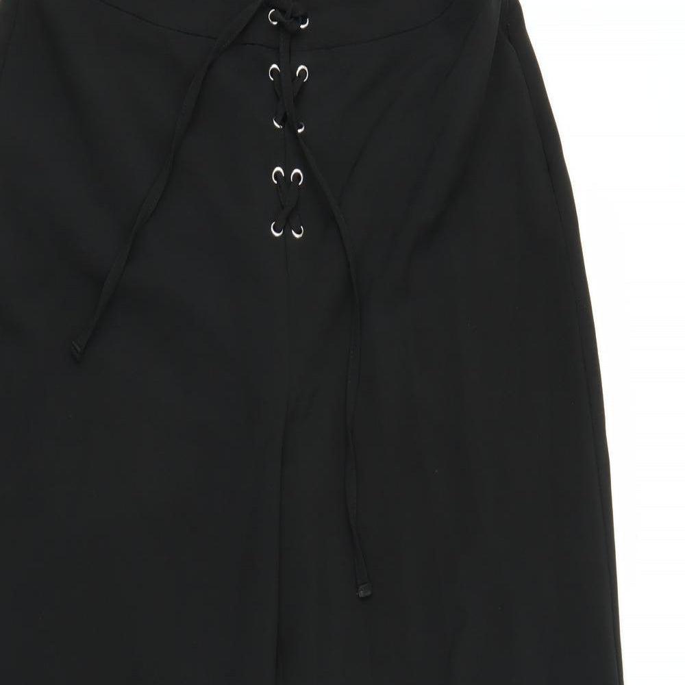New Look Womens Black   Trousers  Size 12 L22 in