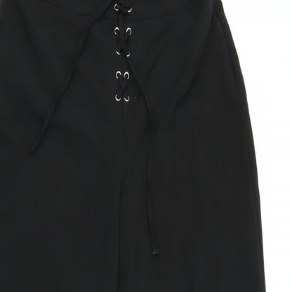 New Look Womens Black   Trousers  Size 12 L22 in