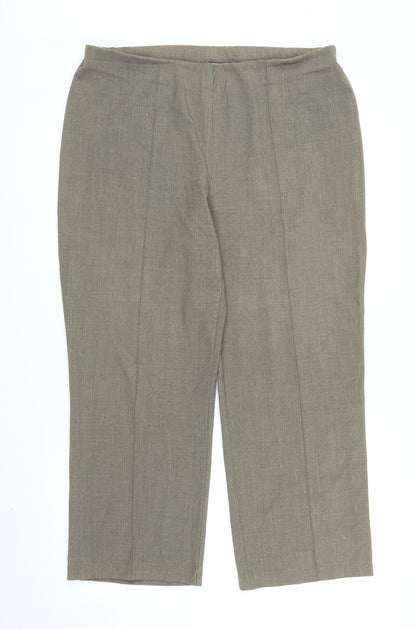 Womens UK Size 16 Epilogue Regular Fit  Beige Trousers